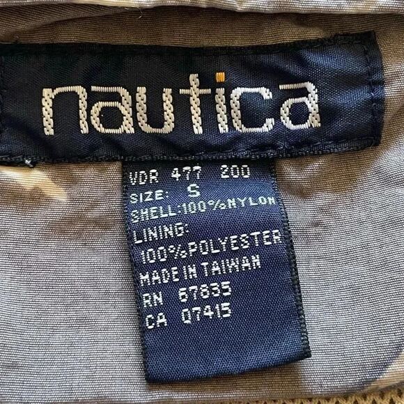 Nautica Gray Blue Men’s Floral Print Short Swimming Trunk Pants SZ S # 1053 - Picture 4 of 11